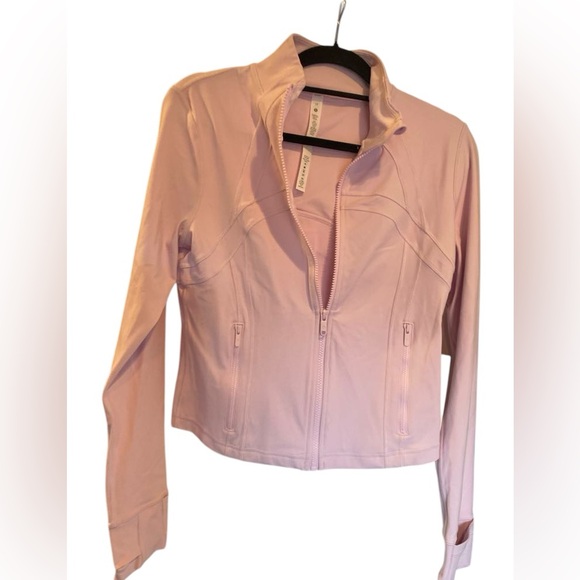 NWT Lululemon define cropped jacket nulu MEDIUM PINK Size 12
